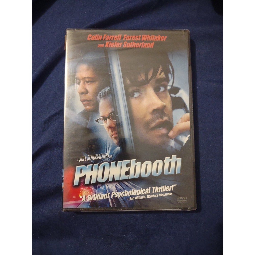 Phone Booth (DVD, 2002) Collin Farrell Kiefer Sutherland Forest Whitaker